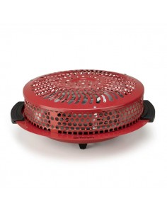 Orbegozo BR 90 Brasero Electrico - Potencia 900W - Rejilla de Seguridad - Asas de Tacto Frio - 2 Niveles de Calor -