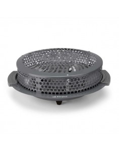 Orbegozo BR 92 Brasero Electrico - Potencia 900W - Rejilla de Seguridad - Asas de Tacto Frio - 2 Niveles de Calor -