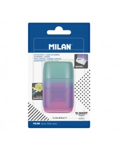 Milan Compact Sunset Afilaborra - Cuchilla de Acero de Seguridad - Color Violeta