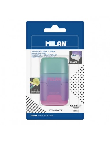 Milan Compact Sunset Afilaborra - Cuchilla de Acero de Seguridad - Color Violeta