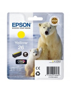 Epson T2614 (26) Amarillo Cartucho de Tinta Original - C13T26144012