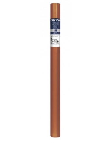 Canson Rollo de Papel Seda 17g mÂ² - Rollo de 50x500cm - Ideal para Manualidades y Decoracion - Color Cobre