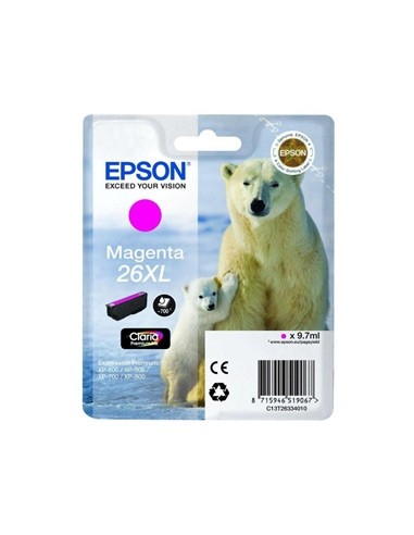 Epson T2633 (26XL) Magenta Cartucho de Tinta Original - C13T26334012