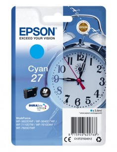 Epson T2702 (27) Cyan Cartucho de Tinta Original - C13T27024012