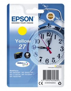 Epson T2704 (27) Amarillo Cartucho de Tinta Original - C13T27044012