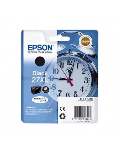 Epson T2711 (27XL) Negro Cartucho de Tinta Original - C13T27114012