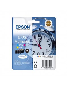 Epson T2715 (27XL) Pack de 3 Cartuchos de Tinta Originales - C13T27154012