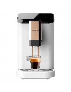Cecotec Cremmaet Macchia White Rose Cafetera Automatica Compacta - Presion de 19bar - Sistema de Calentamiento Rapido -