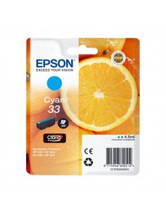 Epson T3342 (33) Cyan Cartucho de Tinta Original - C13T33424012