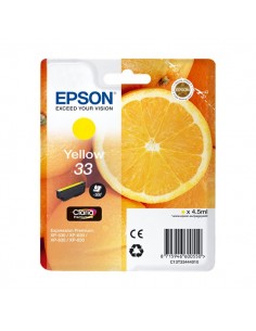 Epson T3344 (33) Amarillo Cartucho de Tinta Original - C13T33444012