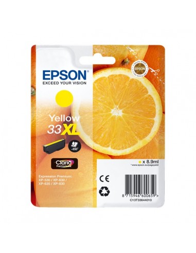 Epson T3364 (33XL) Amarillo Cartucho de Tinta Original - C13T33644012