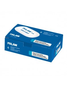 Milan Oval 106 Gomas de Borrar - Miga de Pan - Caucho Sintetico - Color Blanco