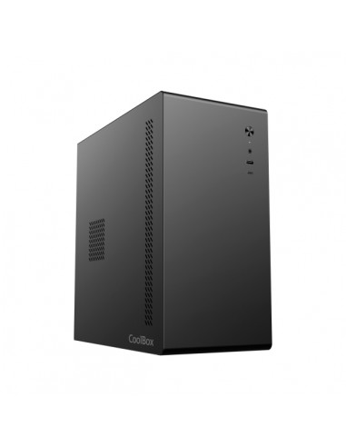 Coolbox M640C Caja Torre MicroATX - TamaÃ±o Disco Soportado 3.5"-2.5" - USB-A 3.2 Gen1-USB-C 3.2 Gen1 y Audio HD -