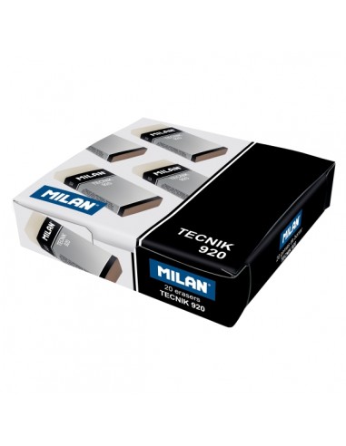 Milan Tecnik 920 Gomas de Borrar - Color Gris