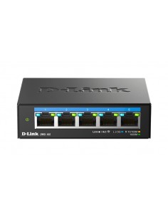 D-Link Switch 5 Puertos Multigigabit 2.5G No Gestionado - Switching 25 Gbps - Chasis Metalico
