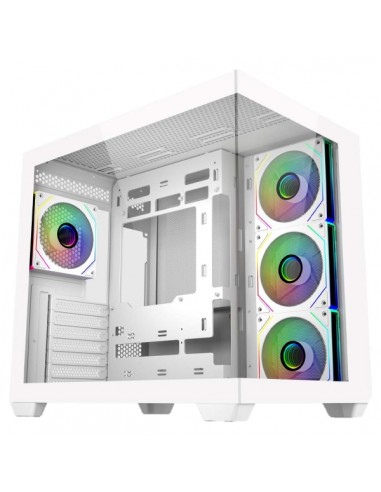 Cooler Master Elite 681 Caja Semitorre ATX MicroATX Mini-ITX - 4 Ventiladores 120mm RGB - Vista Panoramica - Doble Camara -