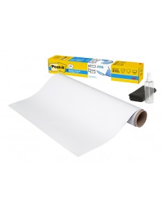 Post-It Easy Erase Pizarra Adhesiva - Forma Rectangular - 91.4x121.9cm - Color Blanco
