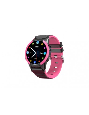 Savefamily Reloj Inteligente Infantil Slim con GPS y Llamada - IPX7 - Camara Lateral - Pantalla IPS 1 28" - Color Rosa