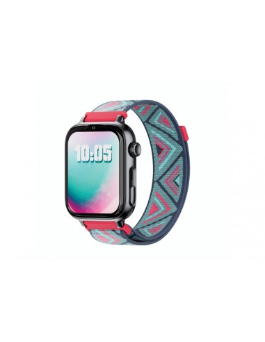Savefamily Reloj Inteligente Infantil SaveWatch Plus 2 - Pantalla Amoled - Carcasa Negra - Correa Tela Tribeca
