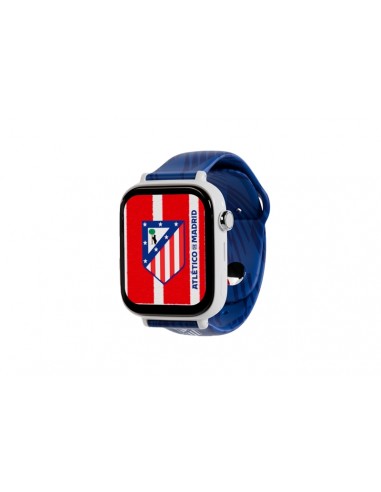 Savefamily Reloj Inteligente Infantil Savewatch Plus Edicion Atletico de Madrid con GPS y Llamada - Correa Silicona Azul