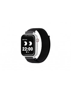 Savefamily Reloj Inteligente Infantil SaveWatch Plus con GPS y Llamada - IP67 - Boton SOS - Carcasa Blanca - Correa Tela Negra