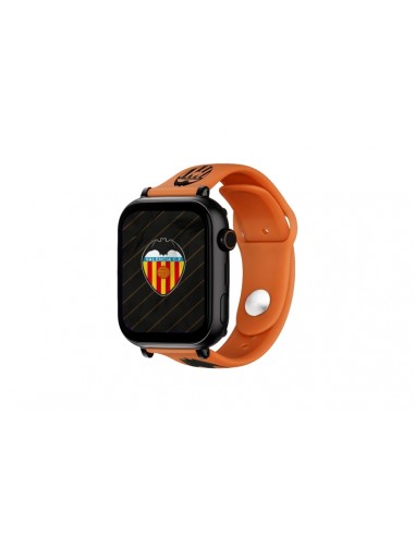 Savefamily Reloj Inteligente Infantil Savewatch Plus Edicion Valencia C.F. con GPS y Llamada - Correa Silicona Naranja