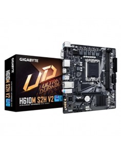 Gigabyte H610M S2H V2 Placa Base Intel1700 2x DDR5 - M.2-SATA-PCIe4.0 - HDMI-DisplayPort-VGA-RJ-45-USB 3.2 - MicroATX