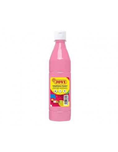 Jovi Tempera Paint Tempera Liquida 500ml - Base Agua - Lista para Usar - Alto Poder Cubriente - Secado Rapido - Excelente