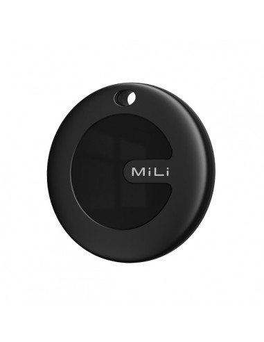 Leotec Easy Tag Negro-Llavero Negro - Compatible con IOS Android