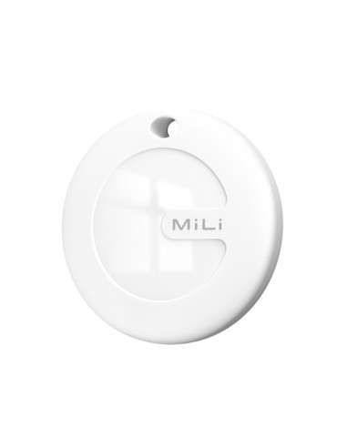 Leotec Easy Tag Blanco-Llavero Marron - Compatible con IOS Android