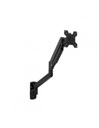 Tooq Soporte de Pared con Brazo Articulado para Monitor de 13"-34" - Piston de Gas - Giratorio e Inclinable - Gestion de