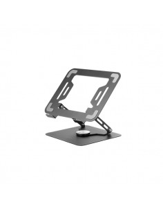 Mars Gaming MA-RSN Soporte de Sobremesa para Portatiles y Tablets hasta 17" - Ajustable en Altura - Rotacion 360Â--