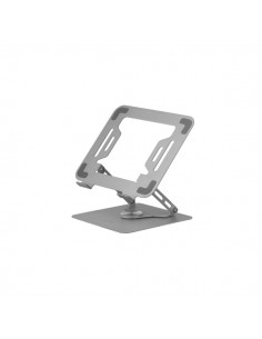 Mars Gaming MA-RSN Soporte de Sobremesa para Portatiles y Tablets hasta 17" - Ajustable en Altura - Rotacion 360Â--