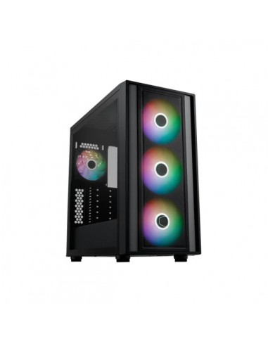 Cooler Master Masterbox 600 Caja Semitorre ATX MicroATX Mini-ITX - 3 Ventiladores 140mm RGB Frontales - 1 Ventilador 120mm