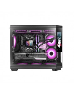Mars Gaming MCâ3TCORELCDM Minitorre Ultracompacta - Soporte MicroATX Mini-ITX - Triple Cristal Templado - Pantalla IPS