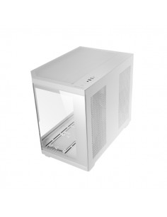 Mars Gaming MCâ3TCORELCDM Minitorre Ultracompacta - Soporte MicroATX Mini-ITX - Triple Cristal Templado - Pantalla IPS