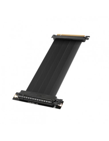 Mars Gaming MCA-PCIE40 Cable de Extension Riser PCIe 4.0 X16 Flexible - Blindaje EMI - Conector Hembra a 90Â-- Longitud