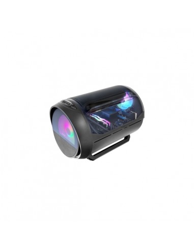 Mars Gaming MC-CYLON Minitorre Ultracompacta - Ventilador Frontal RGB Chroma de 200mm - Ventilador Trasero de 120mm - Soporte