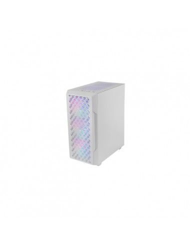 Mars Gaming MC-GEO Caja Torre ATX - 4 Ventiladores de 120mm FRGB - Rejilla Frontal Metalica - Doble Camara - 7 Ranuras de