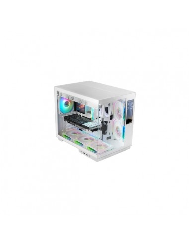 Mars Gaming MC-MIRAGE Caja Torre ATX - Pantalla IPS de 7.2â Personalizable - Cristal Templado Frontal y Lateral - Doble