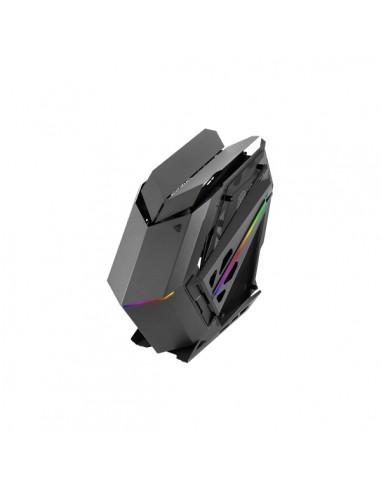 Mars Gaming MC-TITAN Caja Torre ATX - Ventanas Laterales de Cristal Templado - Iluminacion ARGB - Hub de Iluminacion con