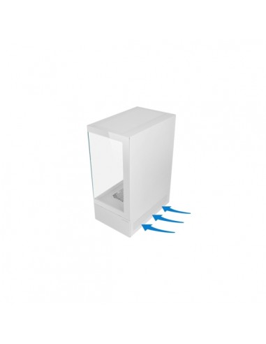 Mars Gaming MC-XO Caja Torre ATX - Ventilador de 120mm FRGB Trasero - Refrigeracion Sidecool - Doble Camara - 7 Ranuras de