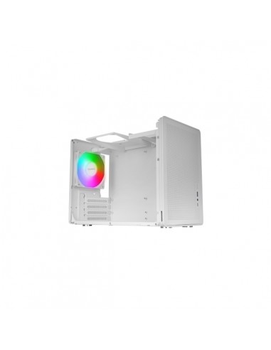 Mars Gaming MC-XPS Minitorre Ultracompacta - Ventilador de 120mm FRGB Trasero - Soporte MicroATX Mini-ITX - Rejilla de