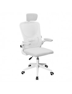 Mars Gaming MGC-ERGOPLUS Silla de Oficina Ergonomica - Reposacabezas-Soporte Lumbar y Reposabrazos Ajustable - Malla