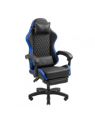 Mars Gaming MGC-X Silla Gaming Ergonomica - Reposapies Extensible - Cojines Lumbar y Cervical - 660x540x1250mm - Acabado en