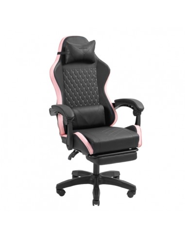 Mars Gaming MGC-X Silla Gaming Ergonomica - Reposapies Extensible - Cojines Lumbar y Cervical - 660x540x1250mm - Acabado en