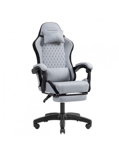 Mars Gaming MGC-X FABRIC Silla Gaming Ergonomica - Reposapies Extensible - Cojines Lumbar y Cervical - 660x540x1250mm -