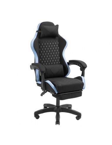 Mars Gaming MGC-X FABRIC Silla Gaming Ergonomica - Reposapies Extensible - Cojines Lumbar y Cervical - 660x540x1250mm -