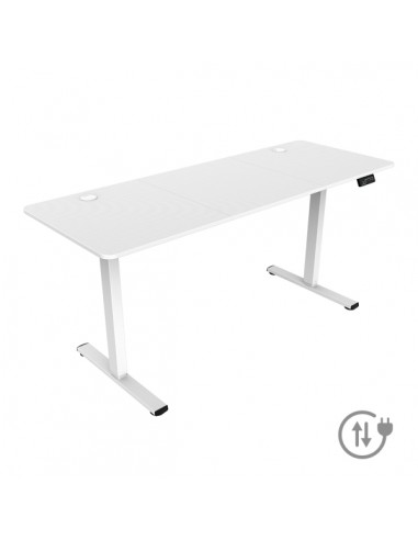 Mars Gaming MGD-ERGOPRO160 Mesa Gaming Motorizada - Altura Regulable hasta 118cm - Soportes Auriculares y Bebidas - Gestion