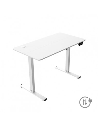 Mars Gaming MGD-ERGOPRO Mesa Gaming Motorizada - Altura Regulable hasta 118cm - Soportes Auriculares y Bebidas - Gestion de
